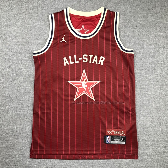 Camiseta Nino All Star 2024 Los Angeles Lakers LeBron James NO 23 Rojo